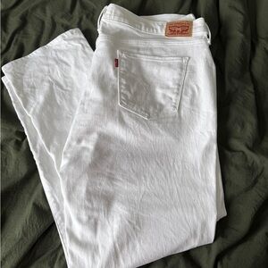 Levi's White Jeans